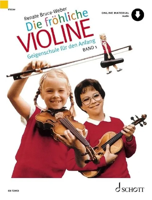 Renate Bruce-Weber Die fröhliche Violine 1 (noty na housle)(+audio) Bezpečná Platba