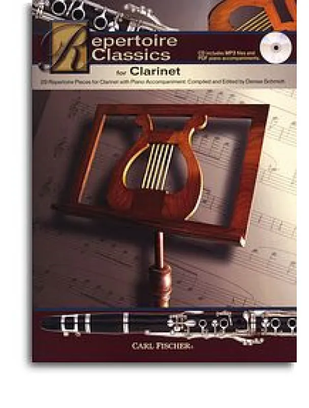 Odeslání Ihned Repertoire Classics (noty, klarinet, klavír) (+audio)