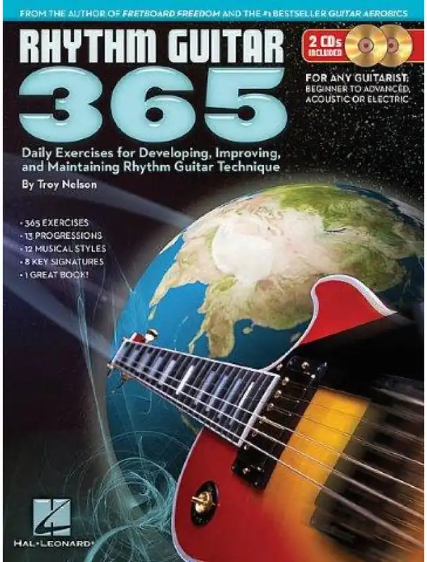 Rhythm Guitar 365 Daily Exercises For Developing, Improving And Maintaining Rhythm Guitar Technique (noty, tabulatury na kytaru) (+audio) Super Cena