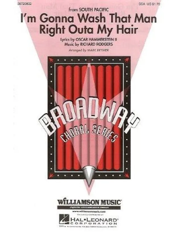 Richard Rodgers/Oscar Hammerstein I‘m Gonna Wash That Man Right Outa My Hair (SSA) (noty na sborový zpěv, klavír) - SADA 5 ks Odeslání Ihned