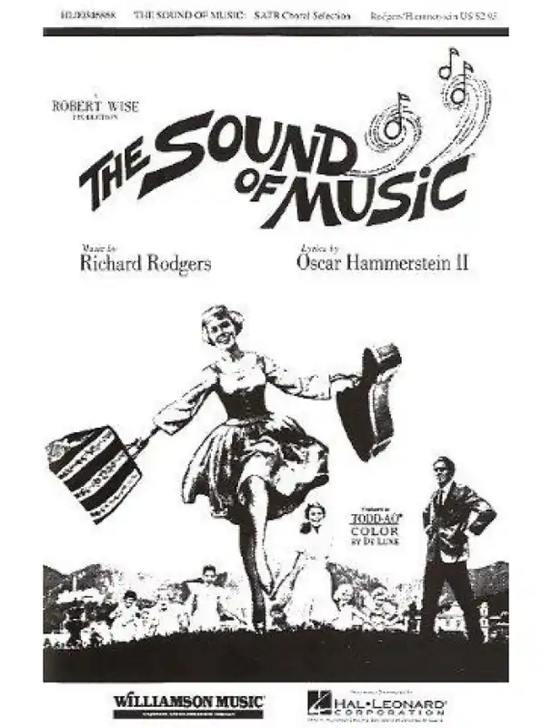 Richard Rodgers The Sound Of Music Choral Selection (noty na sborový zpěv SATB, klavír) - SADA 5 ks Speciální Cena