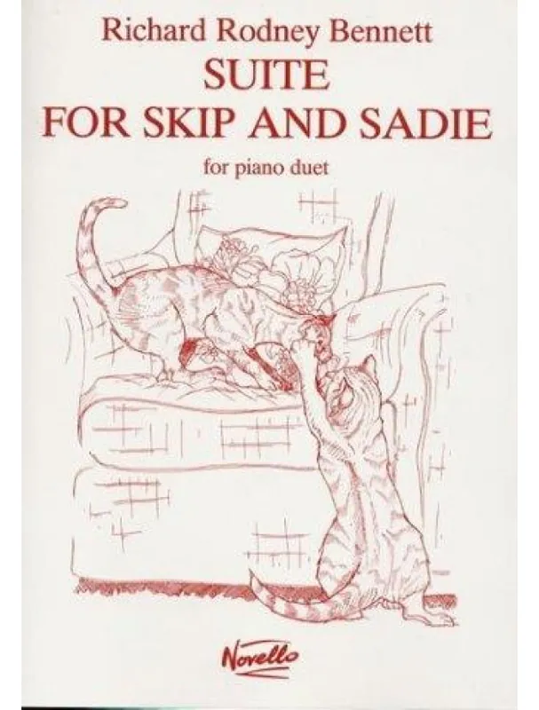 Poslední Šance Richard Rodney Bennett Suite For Skip And Sadie For Piano Duet (noty na čtyřruční klavír)