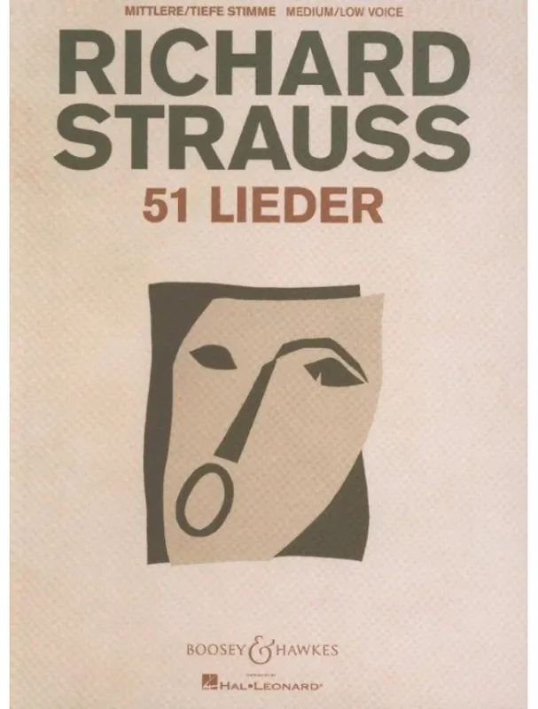 Horká Nabídka Richard Strauss 51 Lieder - Medium or Low Voice (noty na klavír, zpěv)
