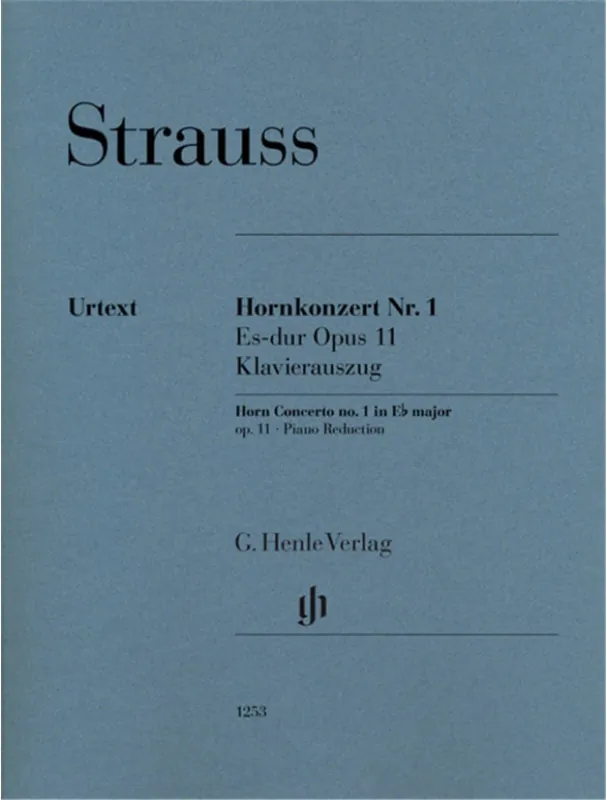 Richard Strauss Horn Concerto No. 1 in Eb major Op. 11 (noty na lesní roh, klavír) Horká Nabídka