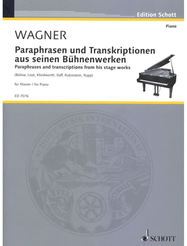 Richard Wagner Paraphrases and Transcriptions (noty na klavír) Sezónní Sleva