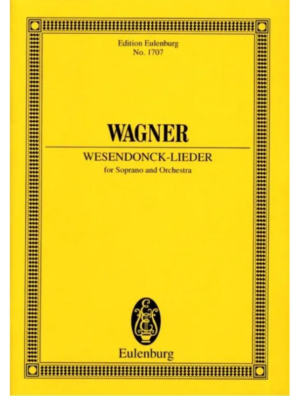 Richard Wagner Wesendonck-Lieder (noty, partitura) Bezpečná Platba