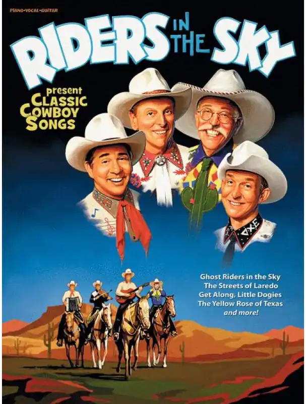 Riders In The Sky Classic Cowboy Songs (noty na zpěv, klavír, akordy) Omezená Nabídka