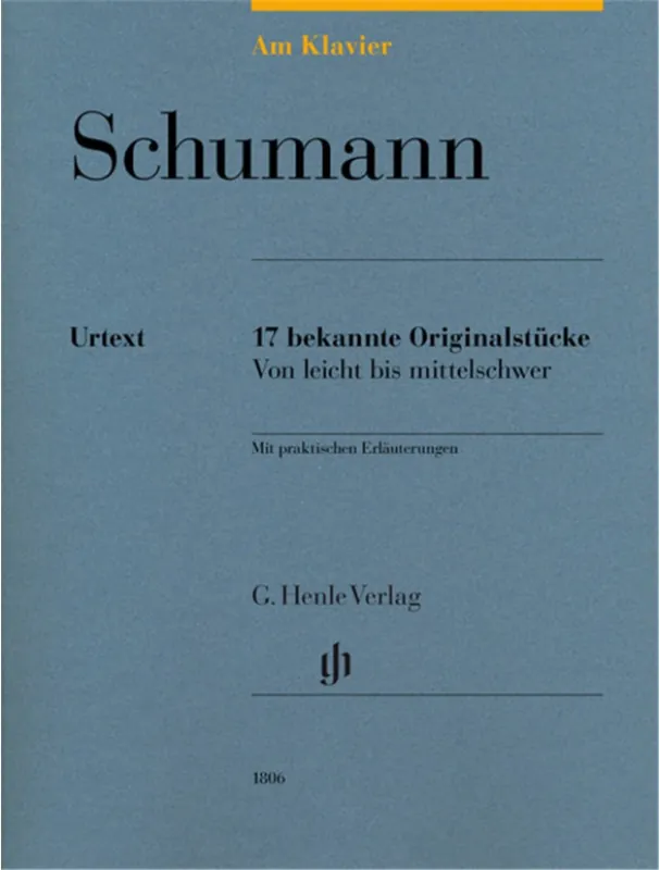 Levný Robert Schumann 17 bekannte Originalstücke (noty na klavír)