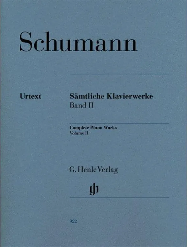 Autentický Robert Schumann Complete Piano Works 2 (noty na klavír)