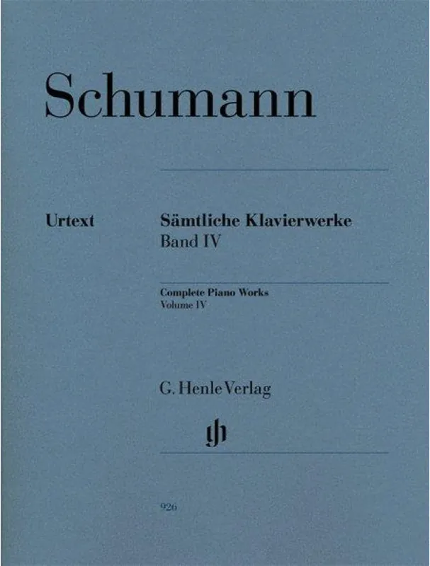 Nová Kolekce Robert Schumann Complete Piano Works 4 (noty na klavír)
