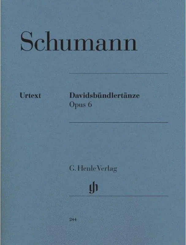 Robert Schumann Davidsbündlertänze Op.6 (noty na klavír) Vysoce Kvalitní