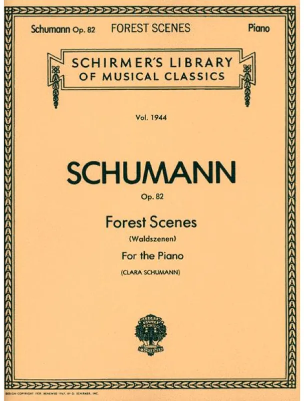 Robert Schumann Forest Scenes (noty na klavír) Časově Omezené
