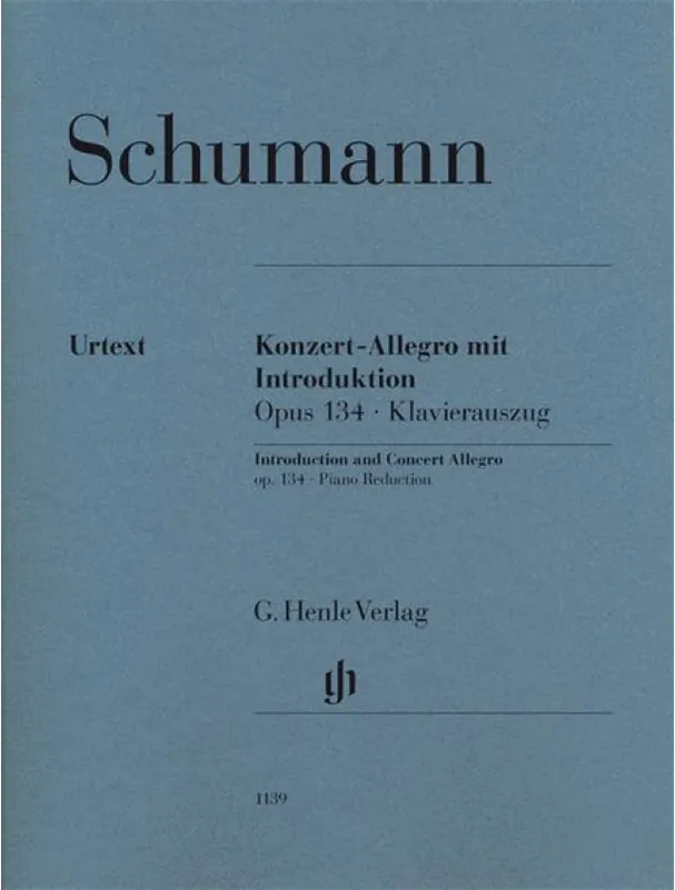 Vysoce Kvalitní Robert Schumann Introduction and Concert Allegro, Op. 134 (noty na čtyřruční klavír)