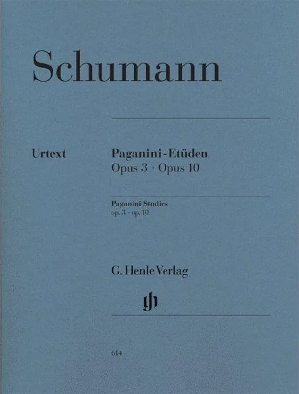 Sleva Robert Schumann Paganini-Studies Op. 3 And Op. 10 (noty na klavír)