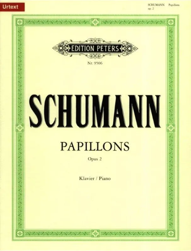 Robert Schumann Papillons Op.2 (noty pro klavír) Originální