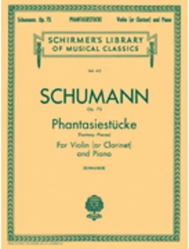 Robert Schumann Phantasiestucke (noty na housle, klarinet, klavír) Nejprodávanější
