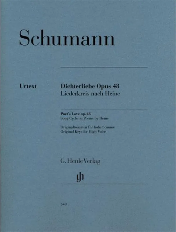 Robert Schumann Poet‘s Love Op.48 (noty na zpěv, klavír) Akční Nabídka