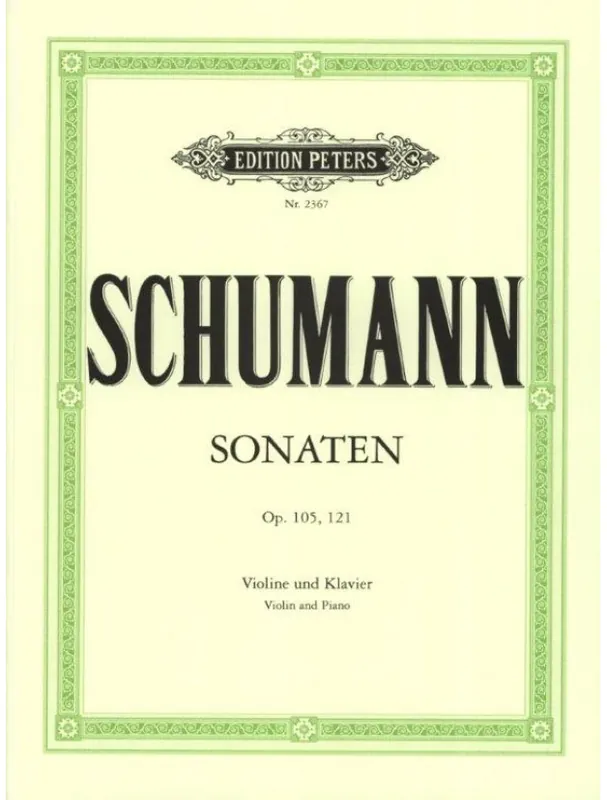 Nízká Cena Robert Schumann Sonaten Op.105 / Op.121 (noty na housle, klavír)
