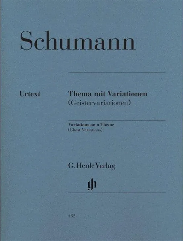 Robert Schumann Variations On A Theme In E-Flat (noty na klavír) Jen Po Omezenou Doba