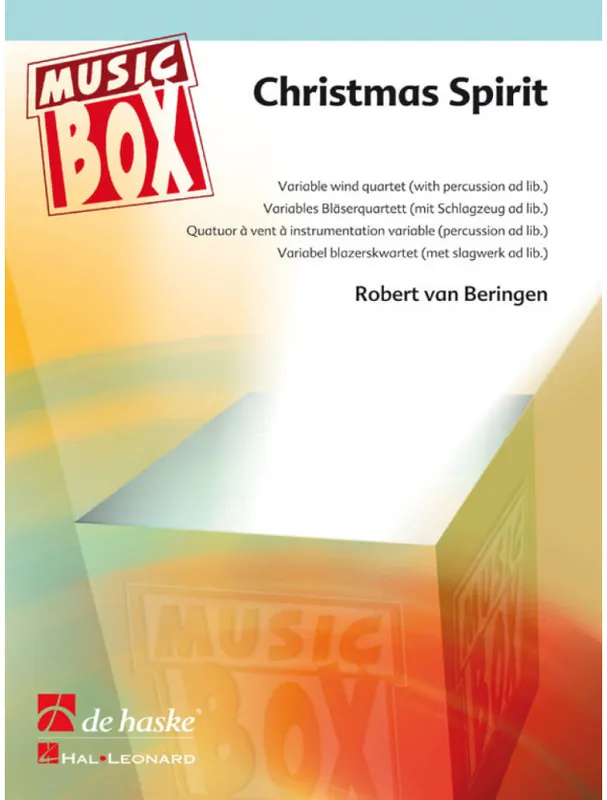 Finální Výprodej Robert van Beringen Christmas Spirit (noty pro 4-členný flexibilní orchestr, perkuse, noty, partitura)