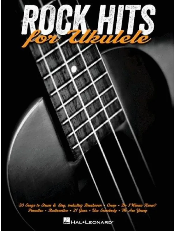 Rock Hits For Ukulele (noty, melodická linka, akordy) Autentický