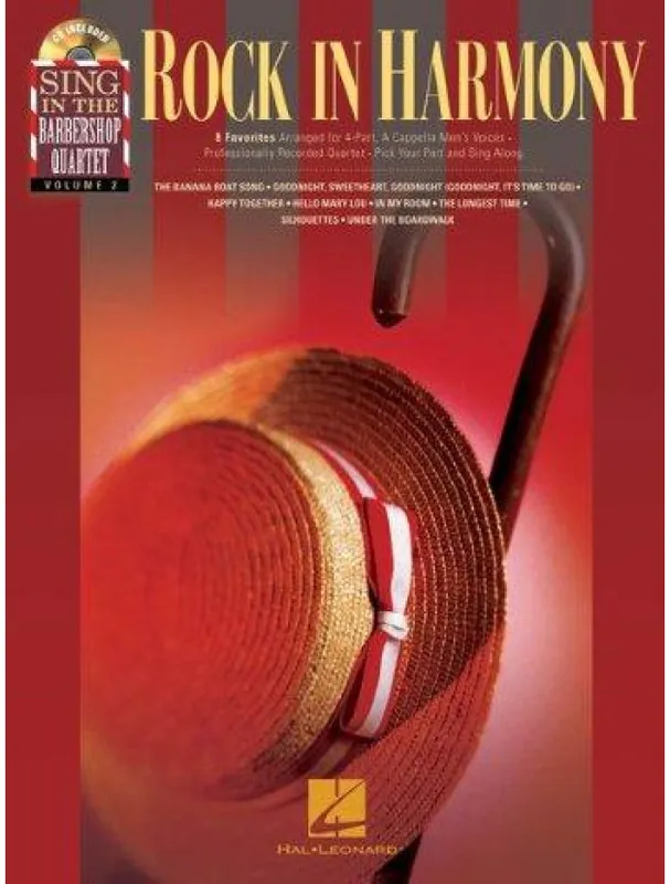 Rock In Harmony - Sing In The Barbershop Quartet Volume 2 (noty pro sbor TTBB) (+audio) Akce