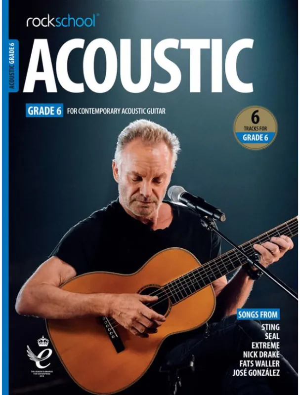 Rockschool Acoustic Guitar Grade 6 - 2019 (noty, tabulatury na kytaru) (+audio) Časově Omezené