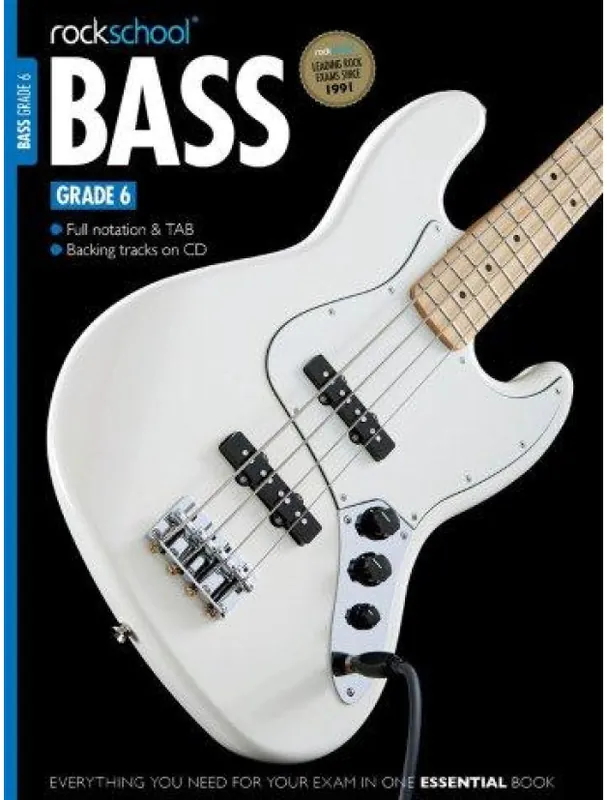 Objednat Nyní Rockschool Bass - Grade 6 (2012-2018) (noty, tabulatury na baskytaru) (+audio)