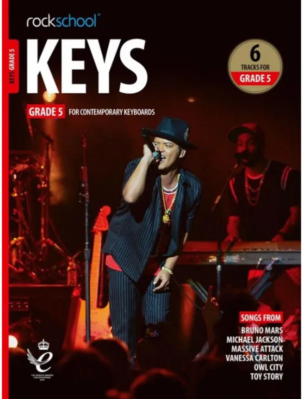 Rockschool Keys Grade 5 - 2019 (noty na keyboard) (+audio) Originální