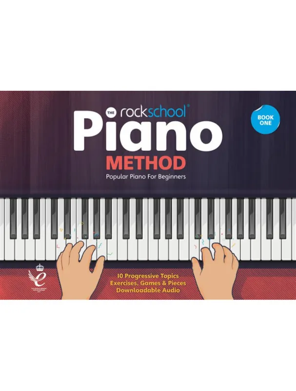 Rockschool Piano Method Book 1 (noty na snadný klavír) (+audio) Sleva