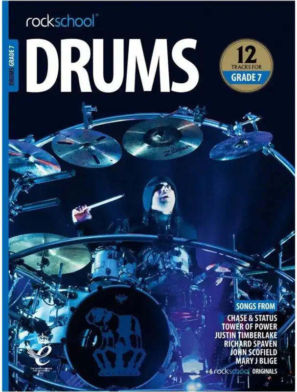 Cenový Hit Rockschool Drums Grade 7 2018+ (noty na bicí) (+audio)