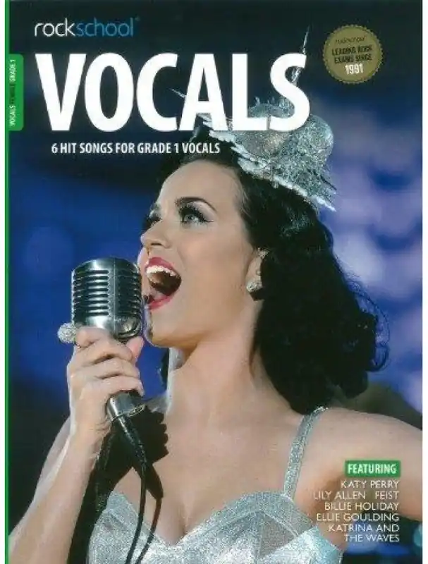 Rockschool Vocals Grade 1 - Female (noty na klavír, zpěv, akordy na kytaru) (+audio) Cenový Hit