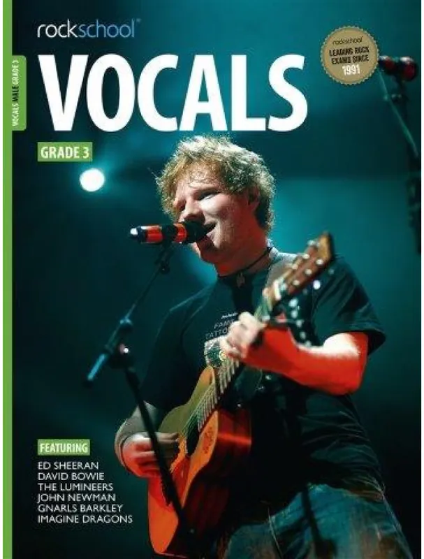 Rockschool Vocals Grade 3 - Male (2014-2017) Syllabus (noty na klavír, zpěv, akordy na kytaru) (+audio) Akce