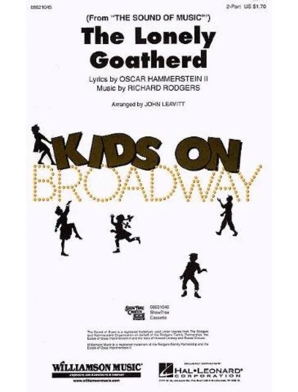 Rodgers And Hammerstein The Lonely Goatherd (2-Part) (noty pro dvojhlasý sborový zpěv, klavír) - SADA 5 ks Pouze Dnes