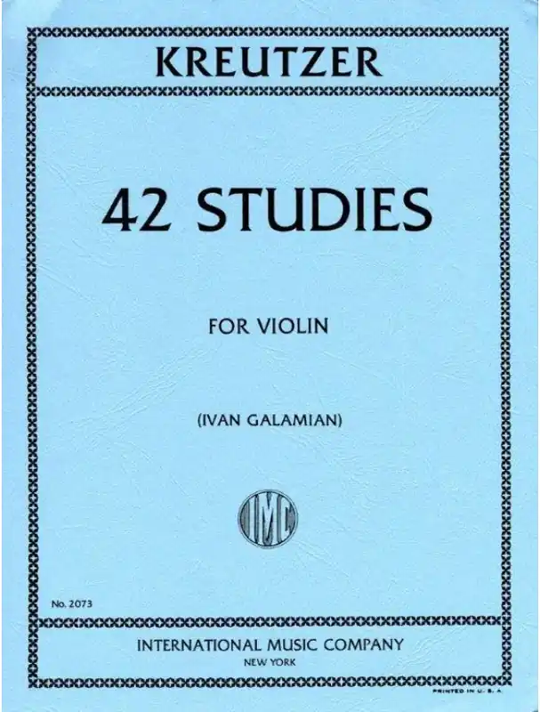 Rodolphe Kreutzer 42 Studies - Galamian (noty na housle) Speciální Cena