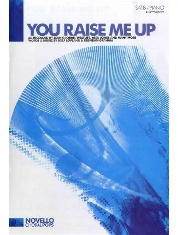 Horká Nabídka Rolf Lovland/Brendan Graham You Raise Me Up (noty na sborový zpěv SATB, klavír) - SADA 5 ks