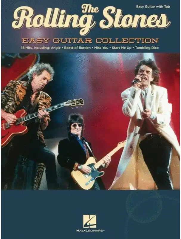 Vrácení Zdarma Rolling Stones Easy Guitar Collection (noty, tabulatury na snadnou kytaru)