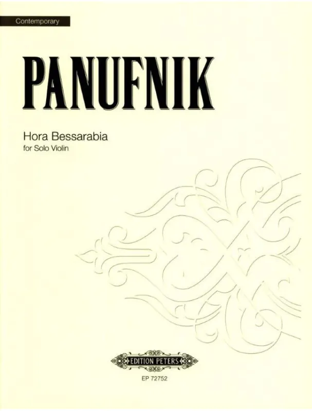 Značkový Roxanna Panufnik Hora Bessarabia (noty na housle)