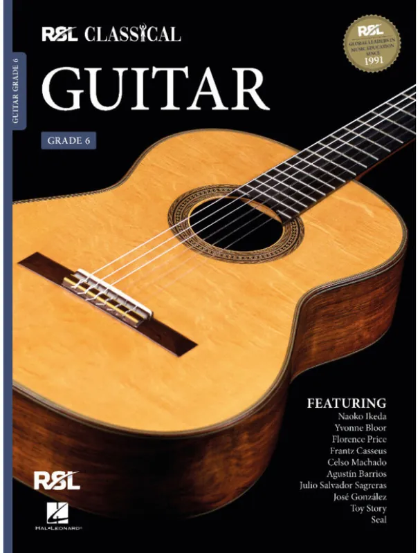RSL Classical Guitar Grade 6 - 2022 (noty na kytaru) Koupit Online