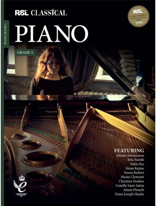 Sezónní Sleva RSL Classical Piano Grade 3 - 2021 (noty na klavír) (+audio)