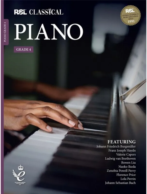Tovární Cena RSL Classical Piano Grade 4 - 2021 (noty na klavír) (+audio)