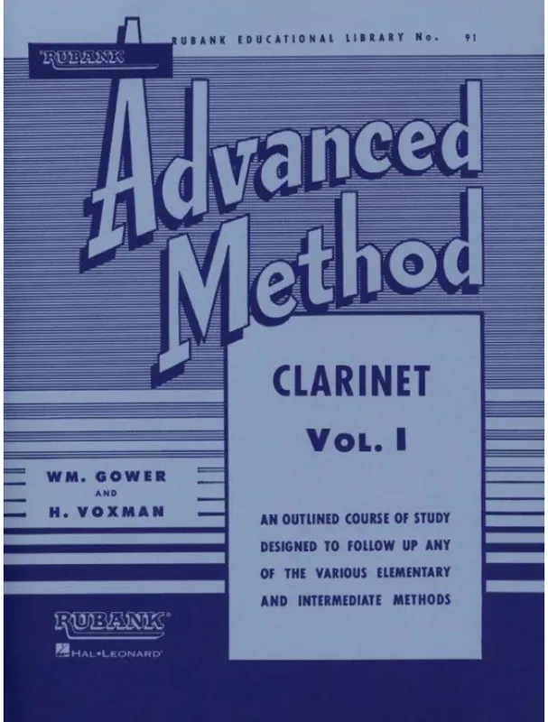 Nejlepší Volba Rubank Advanced Method 1 (noty na klarinet)
