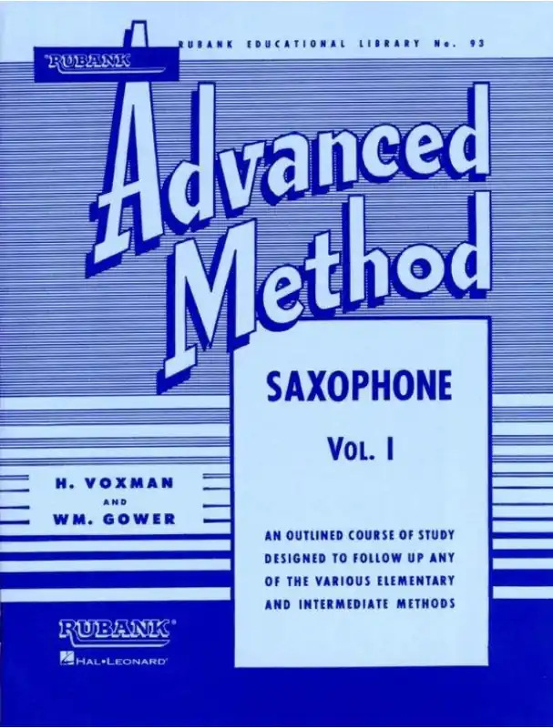 Značkový Rubank Advanced Method 1 (noty na saxofon)