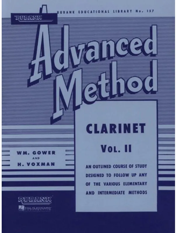 Značkový Rubank Advanced Method 2 (noty na klarinet)