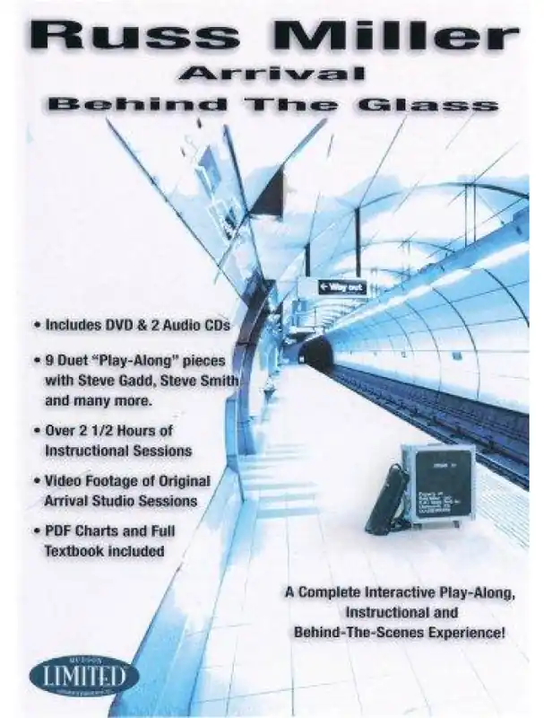 Bezpečná Platba Russ Miller Arrival Behind The Glass (DVD+CD) (video škola hry na bicí)