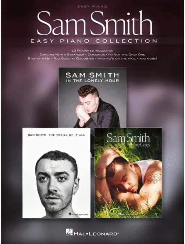 Sam Smith Easy Piano Collection (noty na snadný klavír) Aktuální