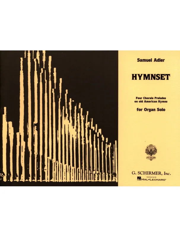 Poslední Šance Samuel Adler Hymnset (noty na varhany)