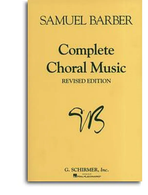 Cenová Bomba Samuel Barber Complete Choral Music (noty, sborový zpěv SATB)