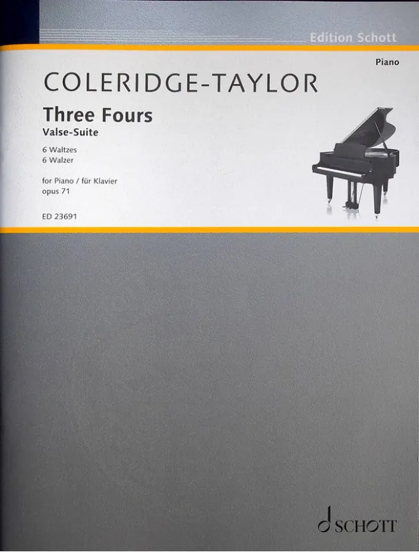 Samuel Coleridge-Taylor Three Fours (noty na klavír) Koupit Online