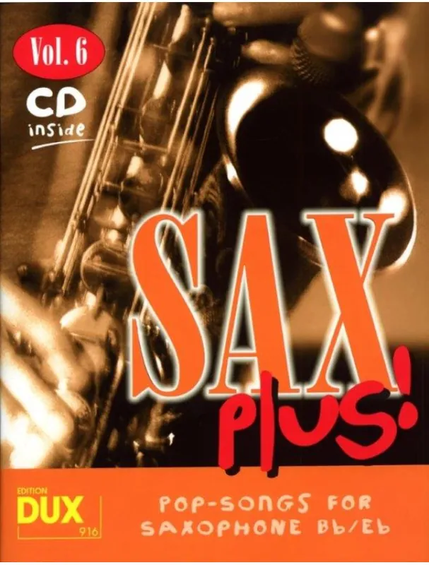 Sax Plus! Vol. 6 (noty na alt/tenorsaxofon)(+audio) Hit Sezóny
